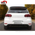 Golf 6 GTI rear bumper diffuser